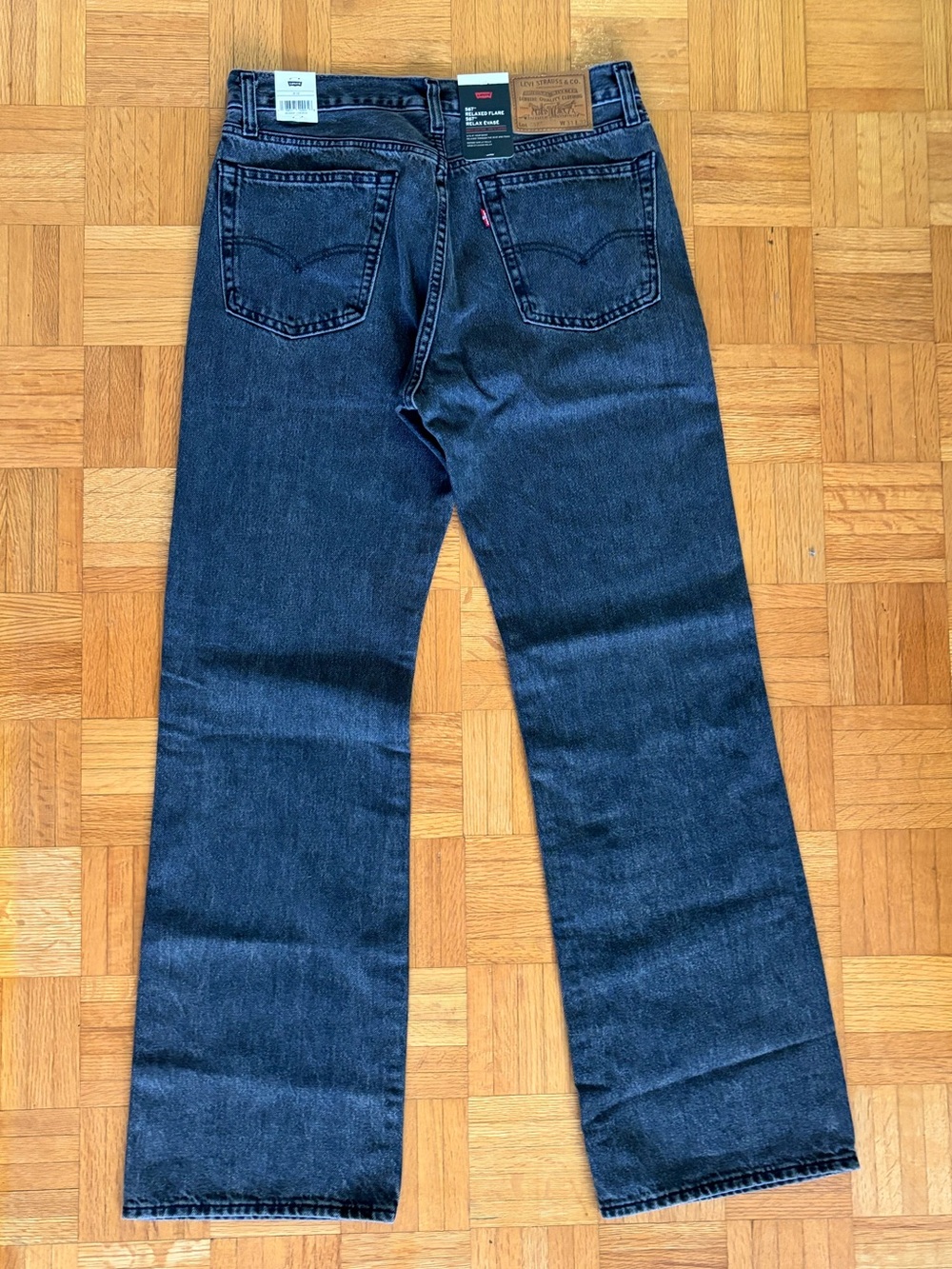 Levi's 567 Relaxed Flare Grey Jeans